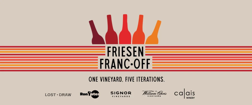 Friesen Franc Off tasting event featuring Texas wineries interpreting Cabernet Franc from the same High Plains vineyard